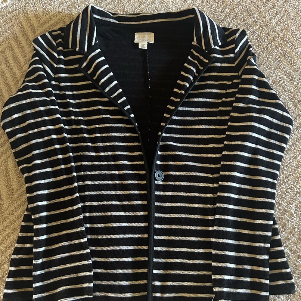 Caslon Striped Cardigan